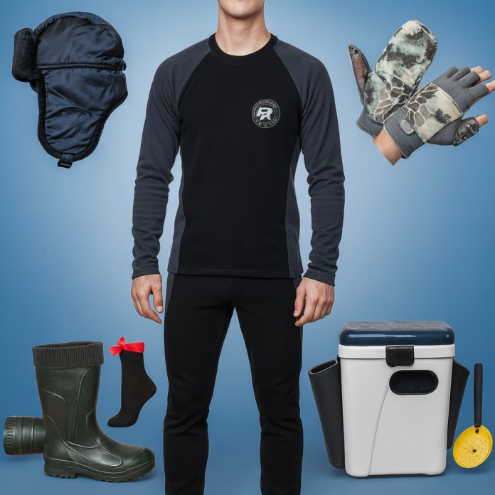 набір зимового рибака